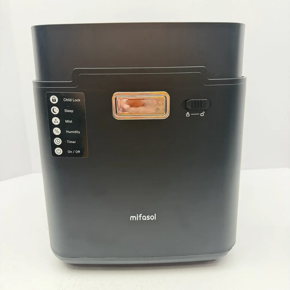 Mifasol Stainless Steel Humidifier, 3.3L/0.87Gal SteamHumidifier Large Room